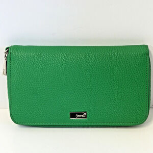 Jewell Thirty One All About The Benjamins Gatsby Green Wallet Zip Around Clutch